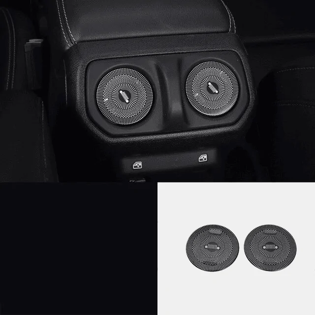 Jeep Wrangler JL Titanium Black Stainless Steel Vent Covers rear_vent_covers