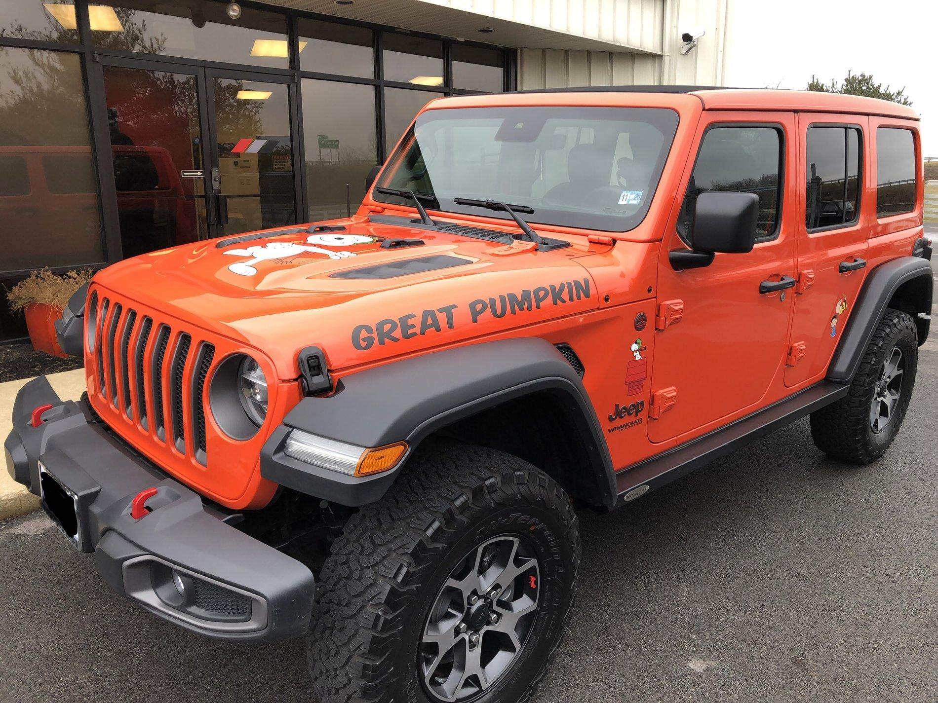 Jeep Wrangler JL The Great Pumpkin. AE1B0E67-494F-481A-AB0E-387B37A96D2A