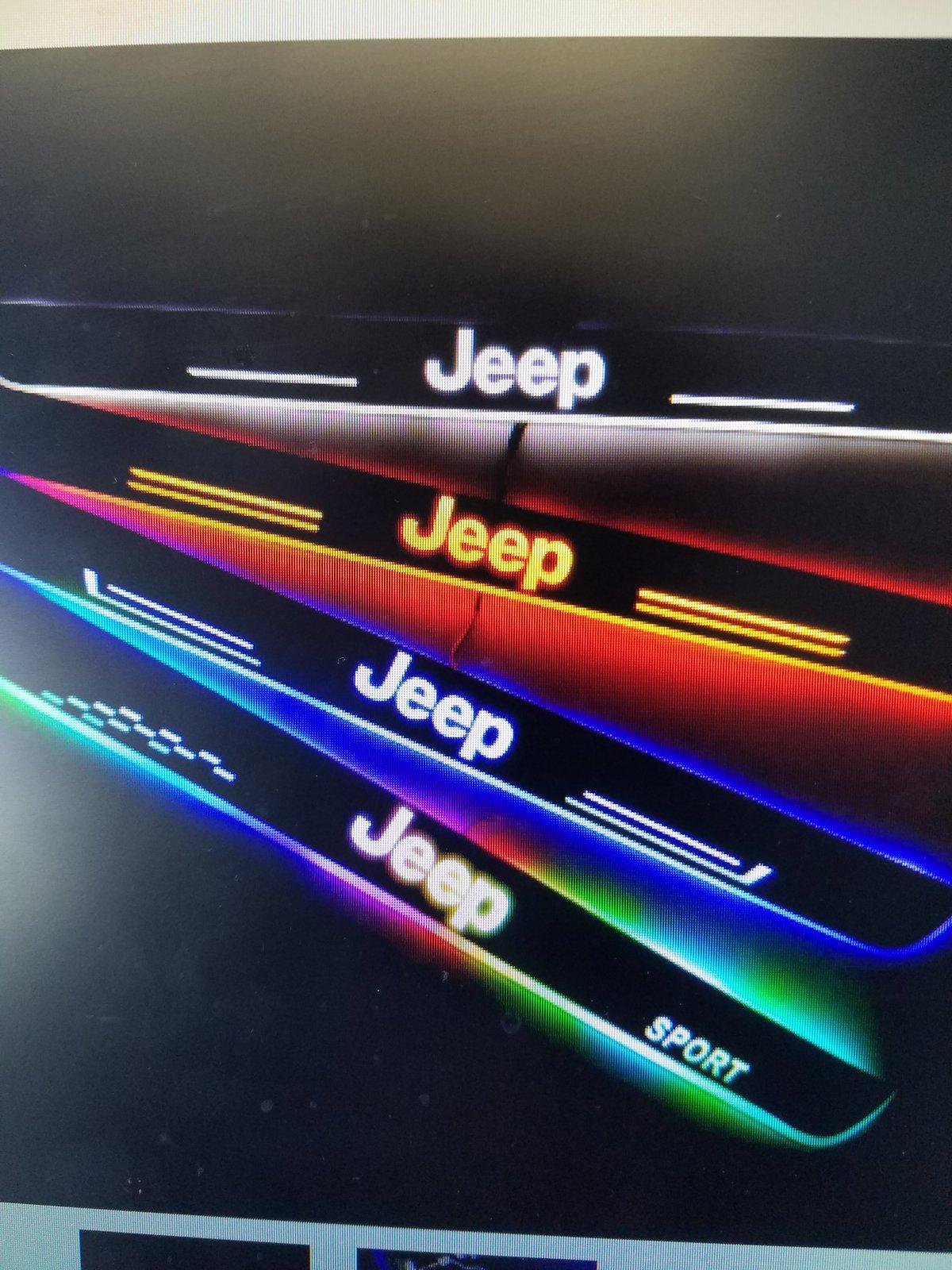 Jeep Wrangler JL Lighted Door Sill Guards Door Sills