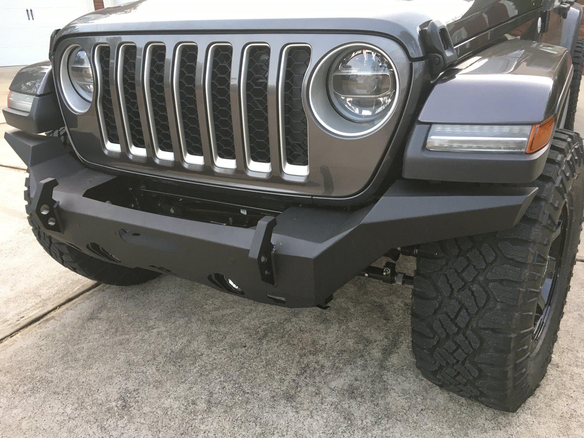 Jeep Wrangler JL Rugged Ridge HD full width bumper AE40EDD4-0CEB-4676-AD71-EC45BB3A7B2C