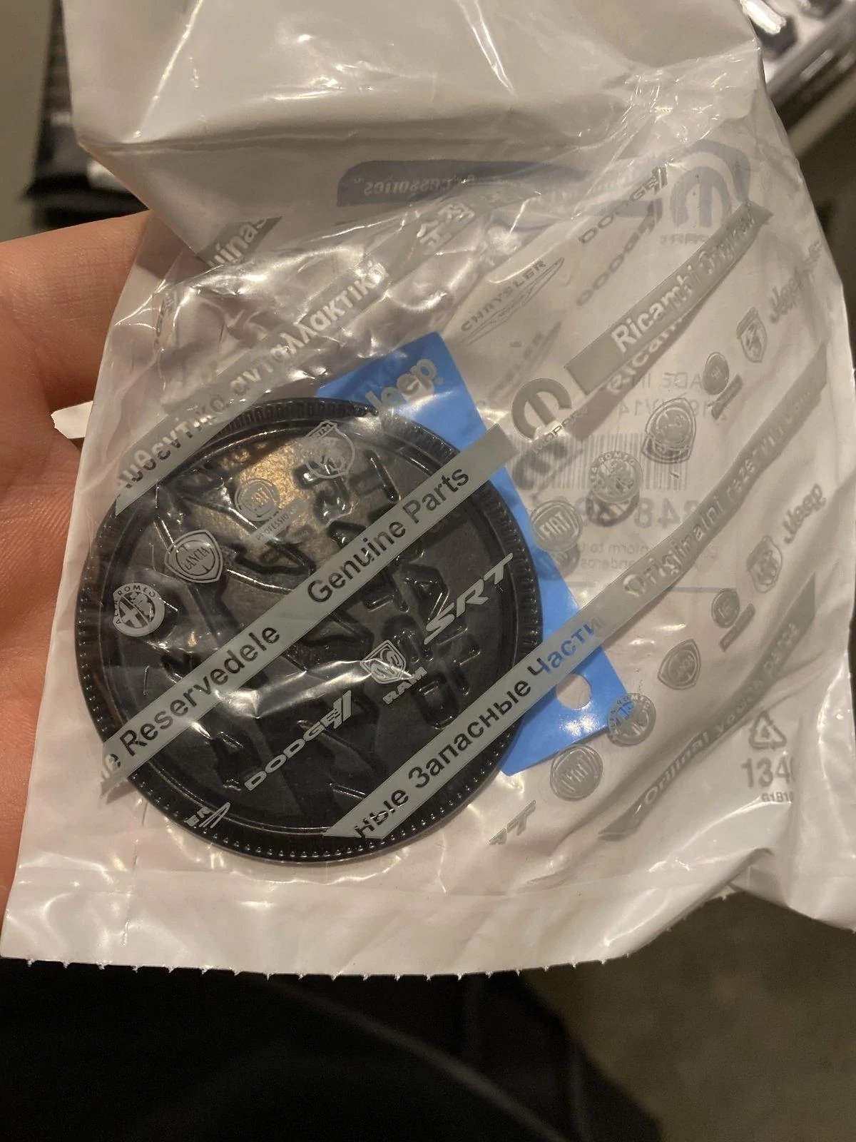 Jeep Wrangler JL Mopar Black Trail Rated Badge imag