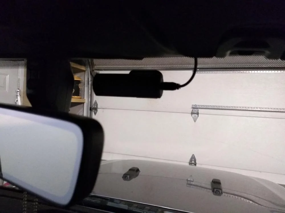 Jeep Wrangler JL Dash cam, on the cheap camera mount (3)