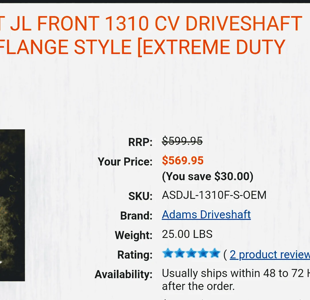 Jeep Wrangler JL How important is the plastic boot on front driveshaft? Screenshot_20200204-085743~3