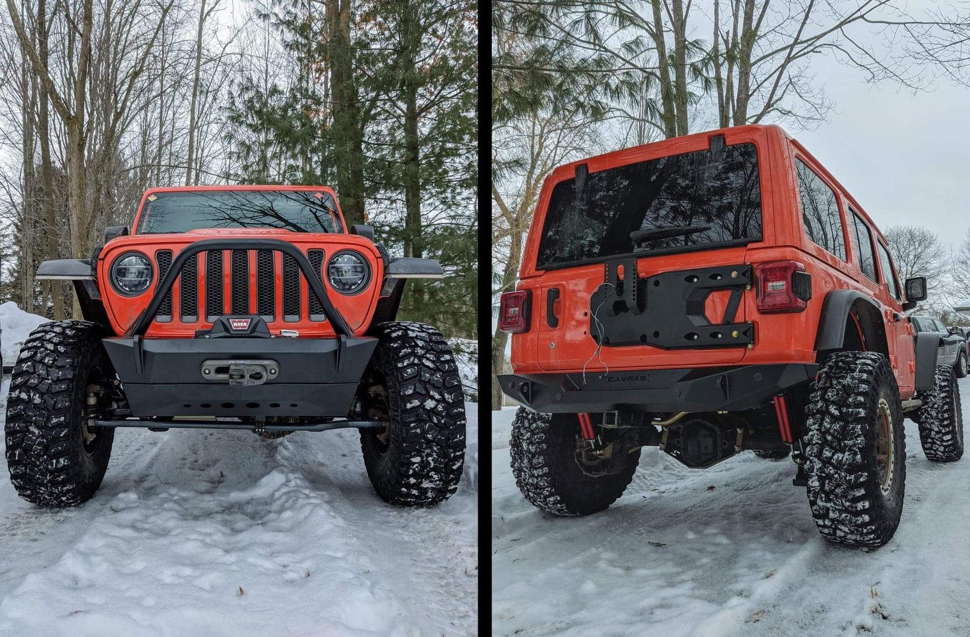 Jeep Wrangler JL CavFab Crawler Series Full Width Rear Bumper IMG_1292
