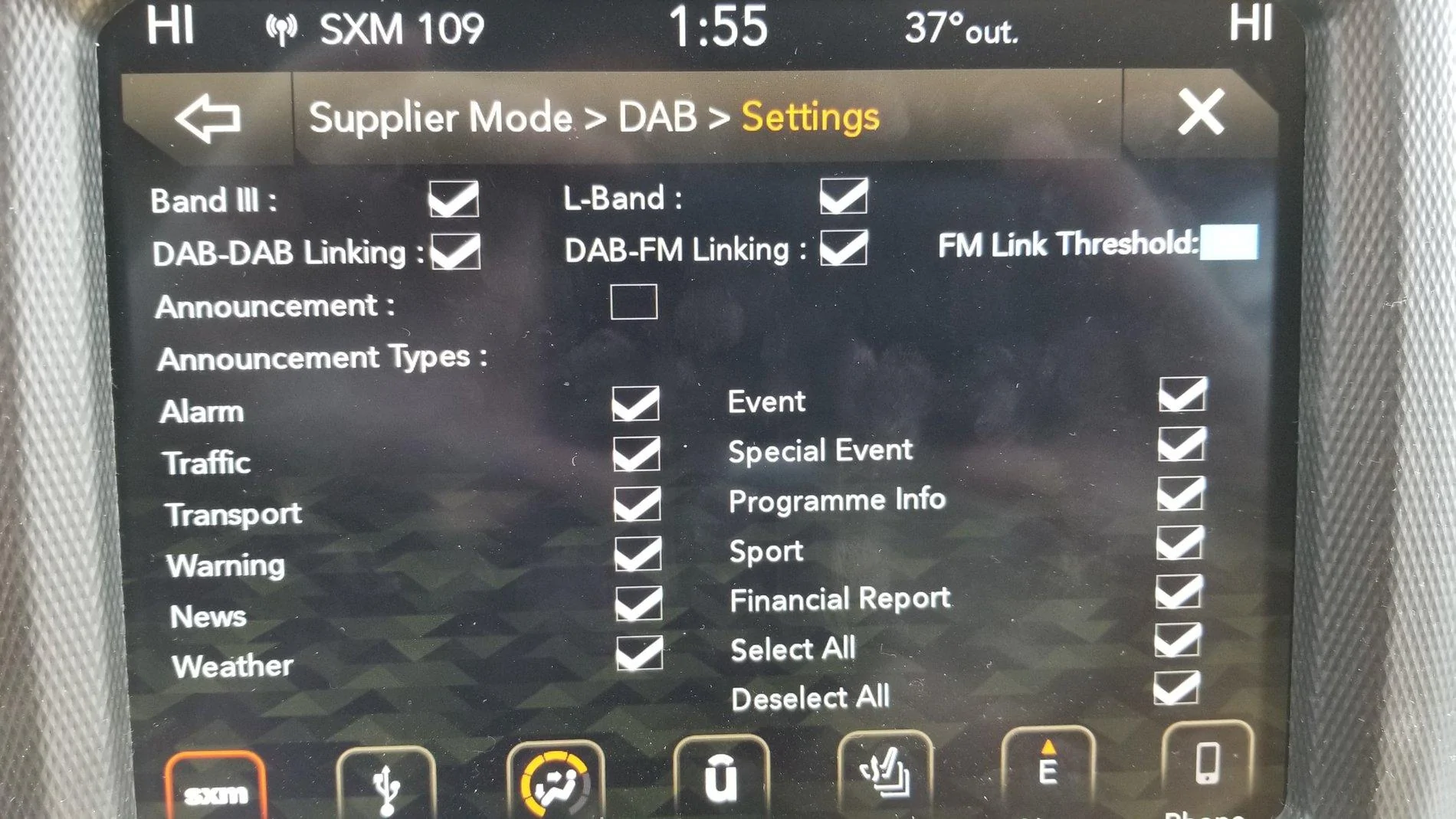 Jeep Wrangler JL Sat Radio reception 20180405_135529