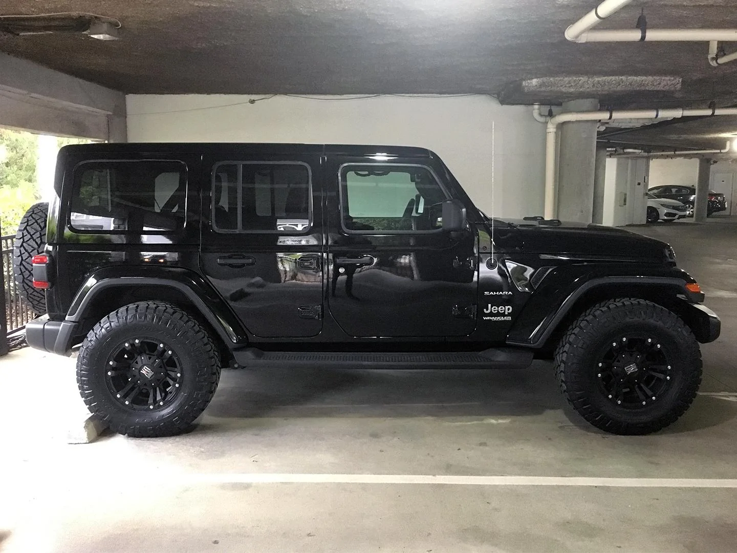 Jeep Wrangler JL Largest Tire on JLU Sahara - Stock Rims & no lift Left-Sid