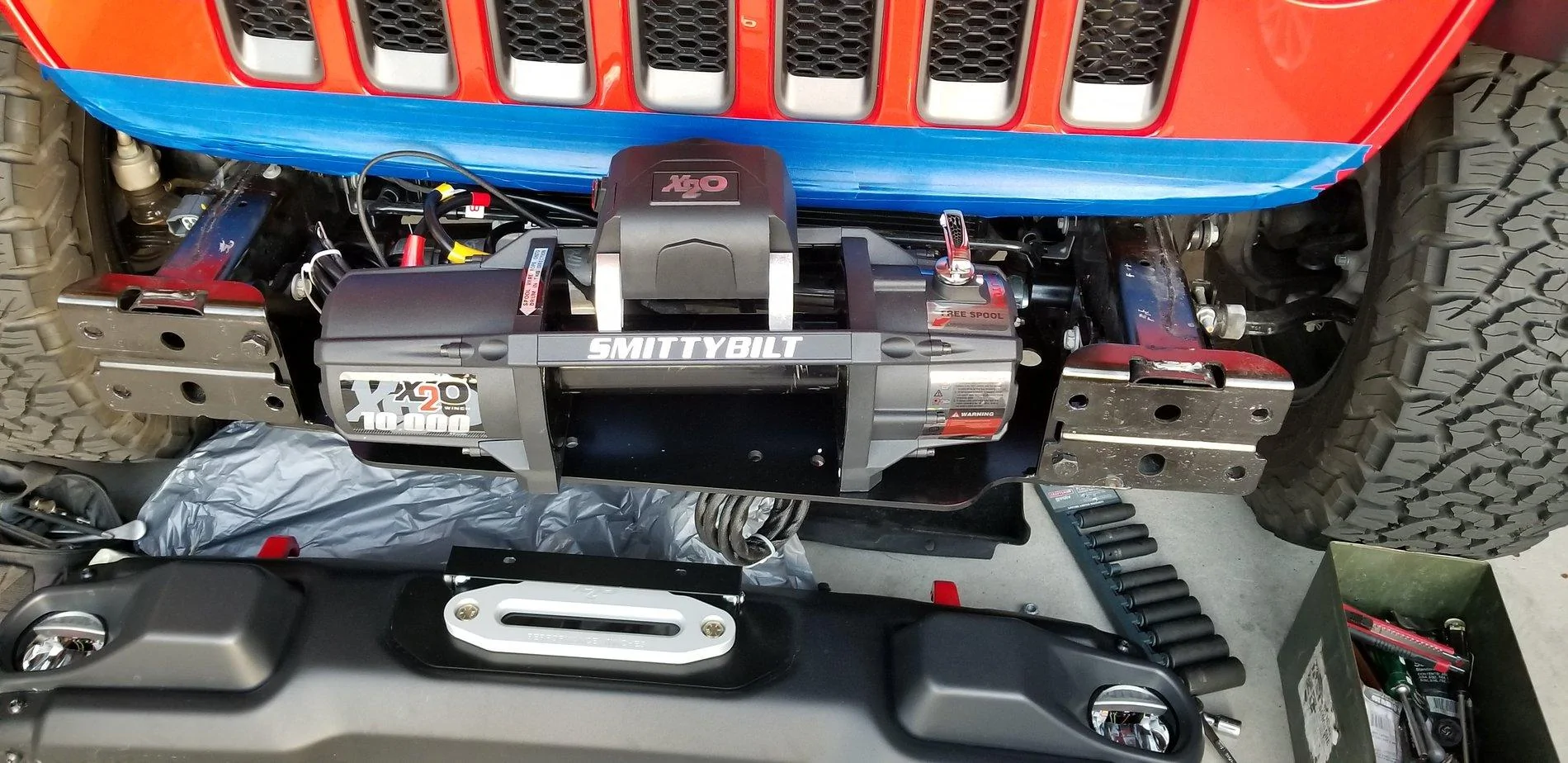 Jeep Wrangler JL Smittybilt X2O Install 20180403_184920
