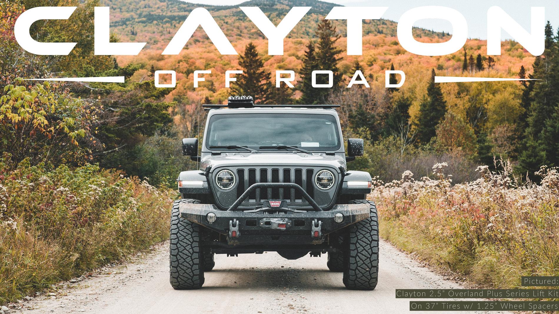 Jeep Wrangler JL Aftermarket JL Lift Kit suspension options master list Clayton JLWF Picture 2
