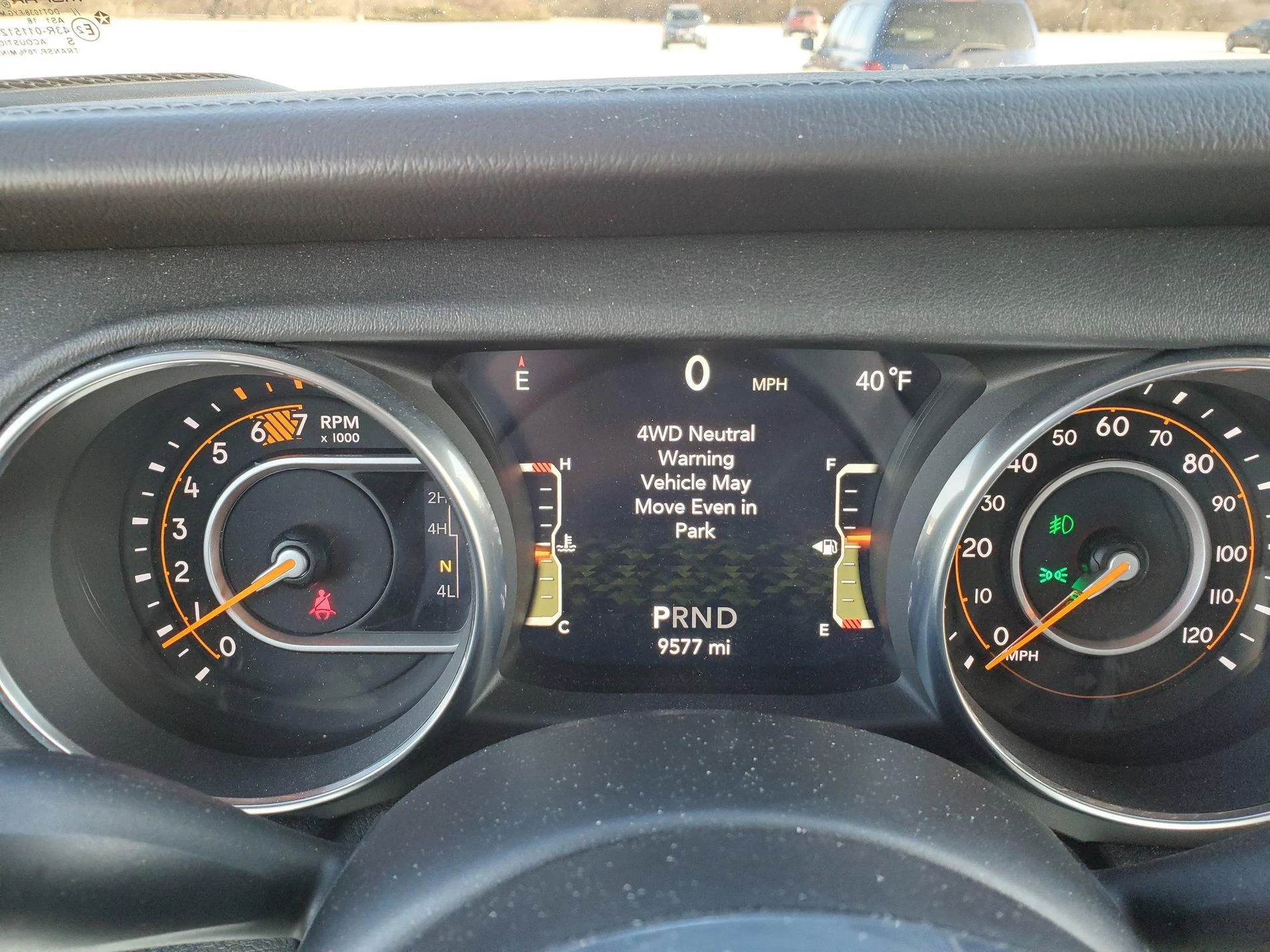 Jeep Wrangler JL 4WD Neutral Warning 20200106_125644