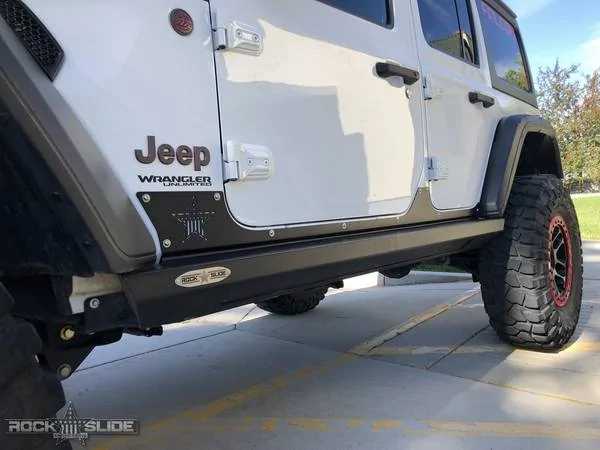 Jeep Wrangler JL Rock Slide Engineering Power Step Sliders JLU C5D2863E-DE0E-47E6-81DD-363762C5731A