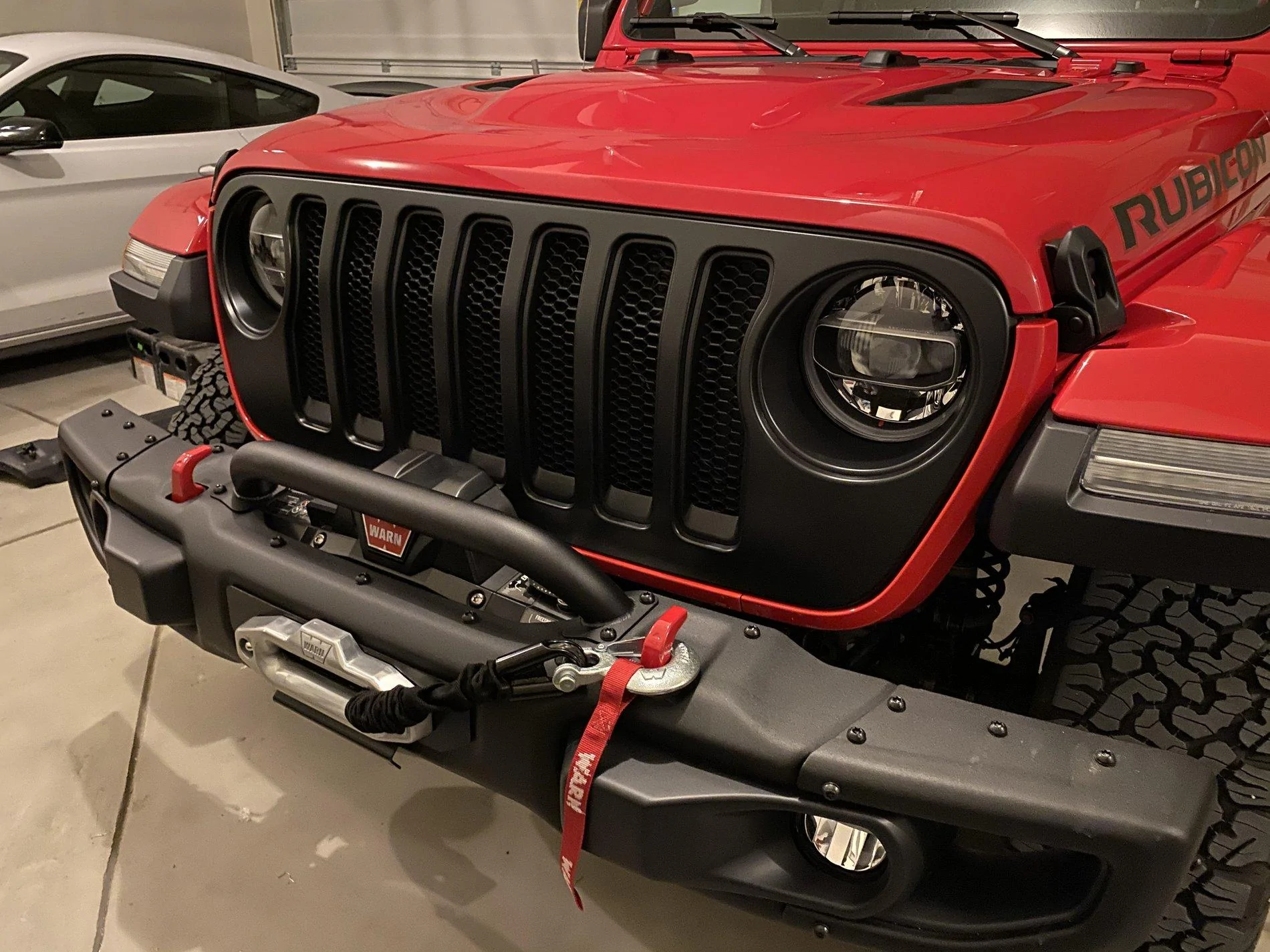 Jeep Wrangler JL Factory or Warn Low Grill Guard IMG_1215