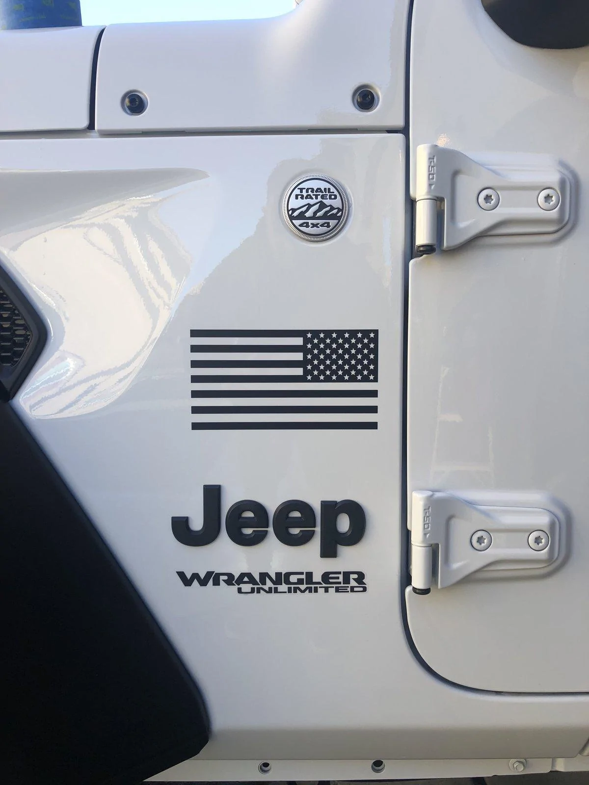 Jeep Wrangler JL Black Flag with Black Badging IMG_9159