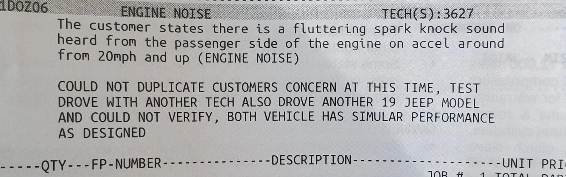 Jeep Wrangler JL Rattling upon acceleration 20200217_161827