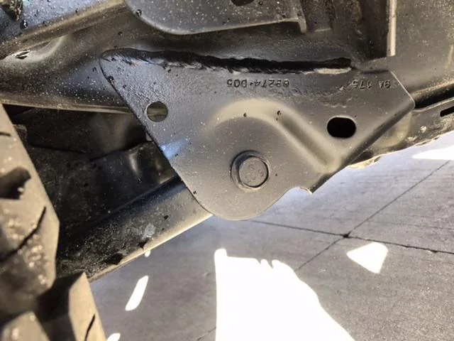 Jeep Wrangler JL Rear Track Bar Mount Completely Sheared from Frame 44710F03-B05E-4C72-8527-30B17BB3098F