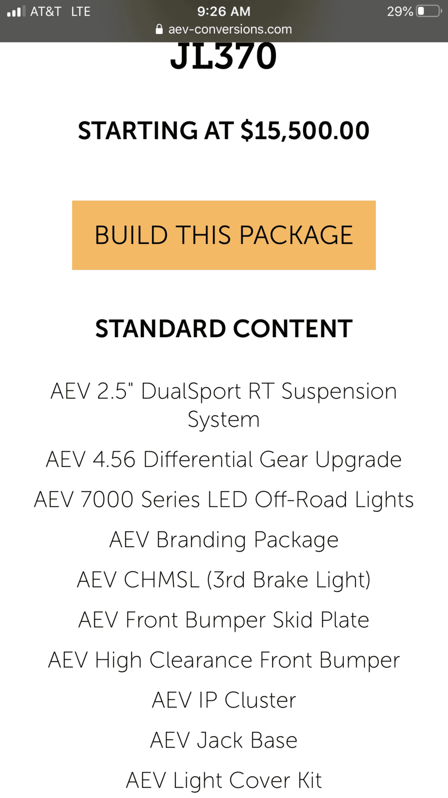 Jeep Wrangler JL AEV taking JL orders it seems 3721A986-BD46-4B1B-A582-893997541AD6