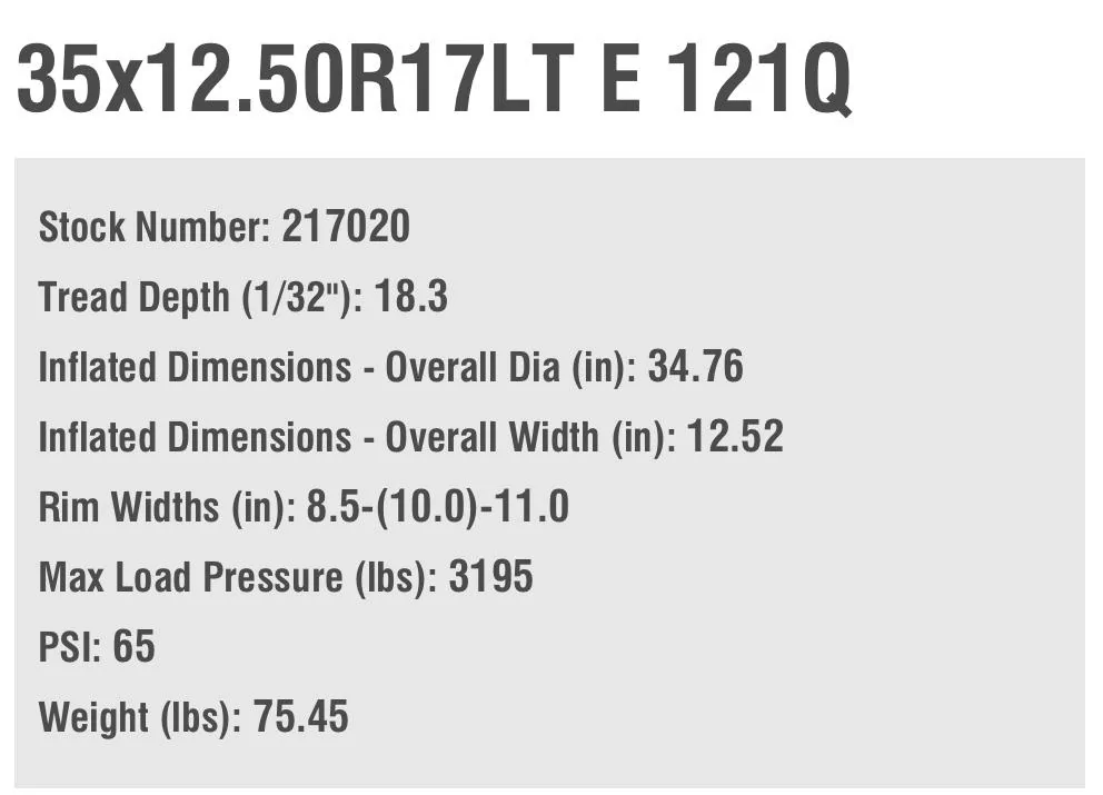 Jeep Wrangler JL Tire size help A42E2B31-664C-47F4-9E38-CD58D2123166