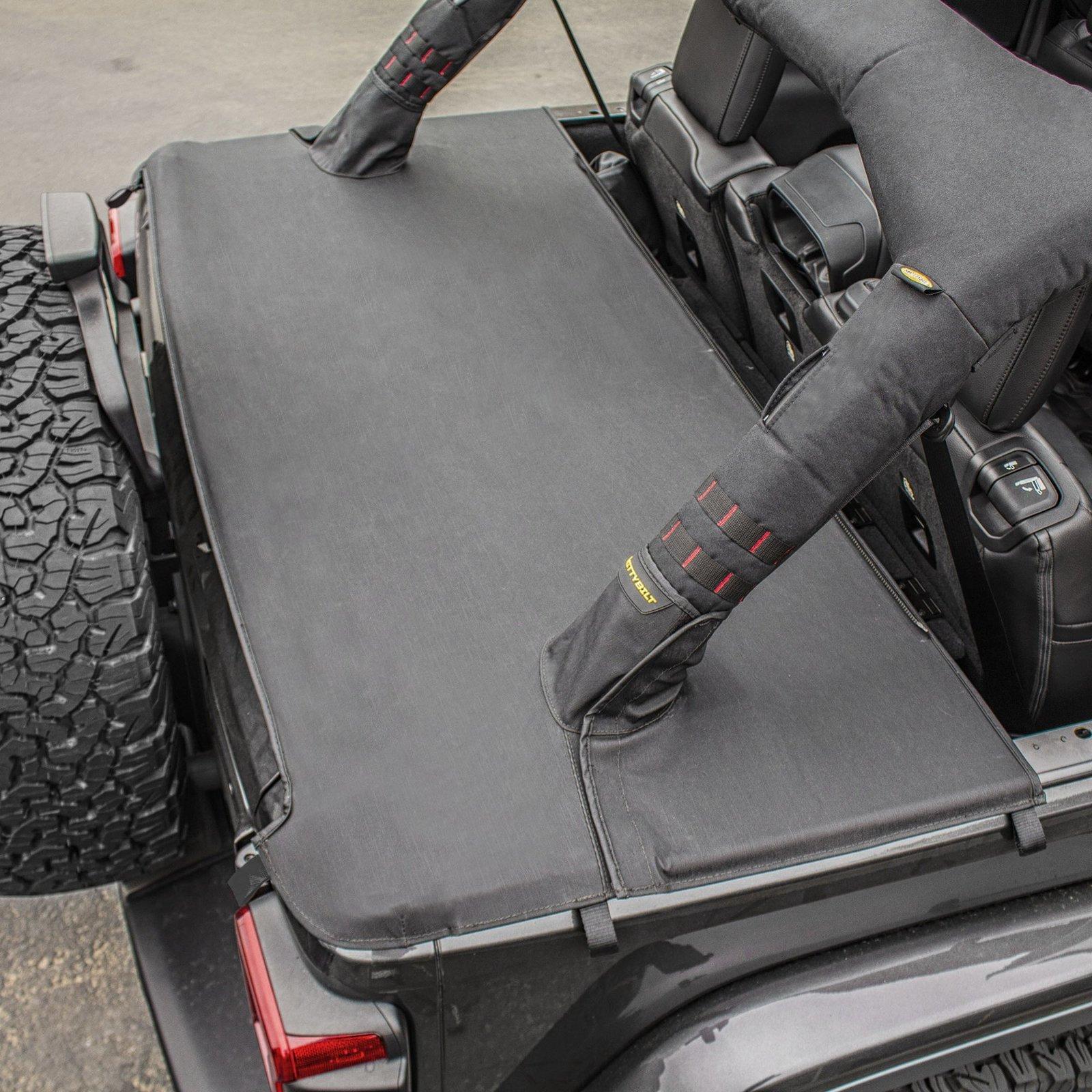 Jeep Wrangler JL Best Option for Cargo Security w/ Top Off? smittybilt-771335-tonneau-cover-jl-unlimited%20-black-diamond-1