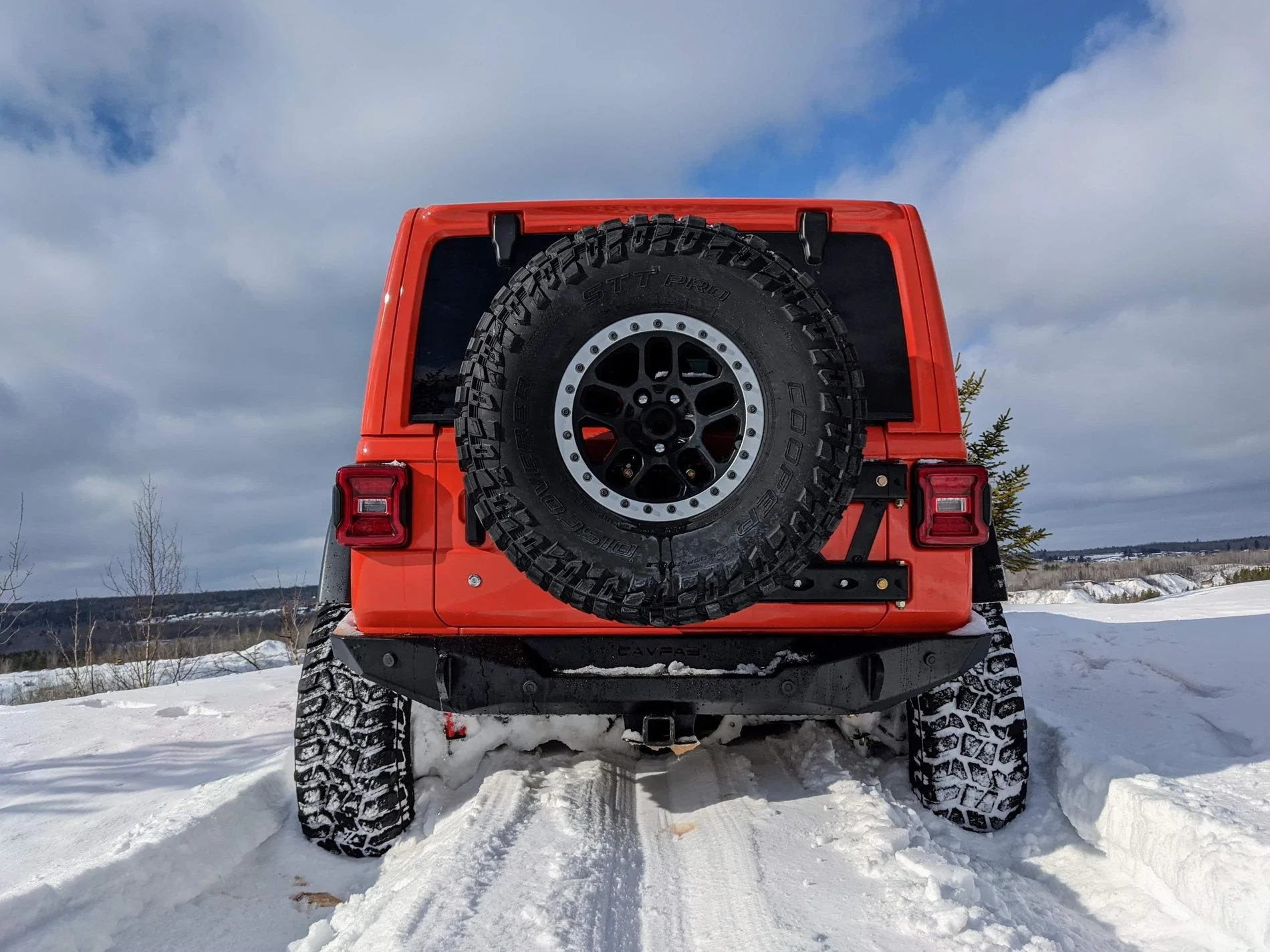 Jeep Wrangler JL CavFab Crawler Series Full Width Rear Bumper IMG_1379