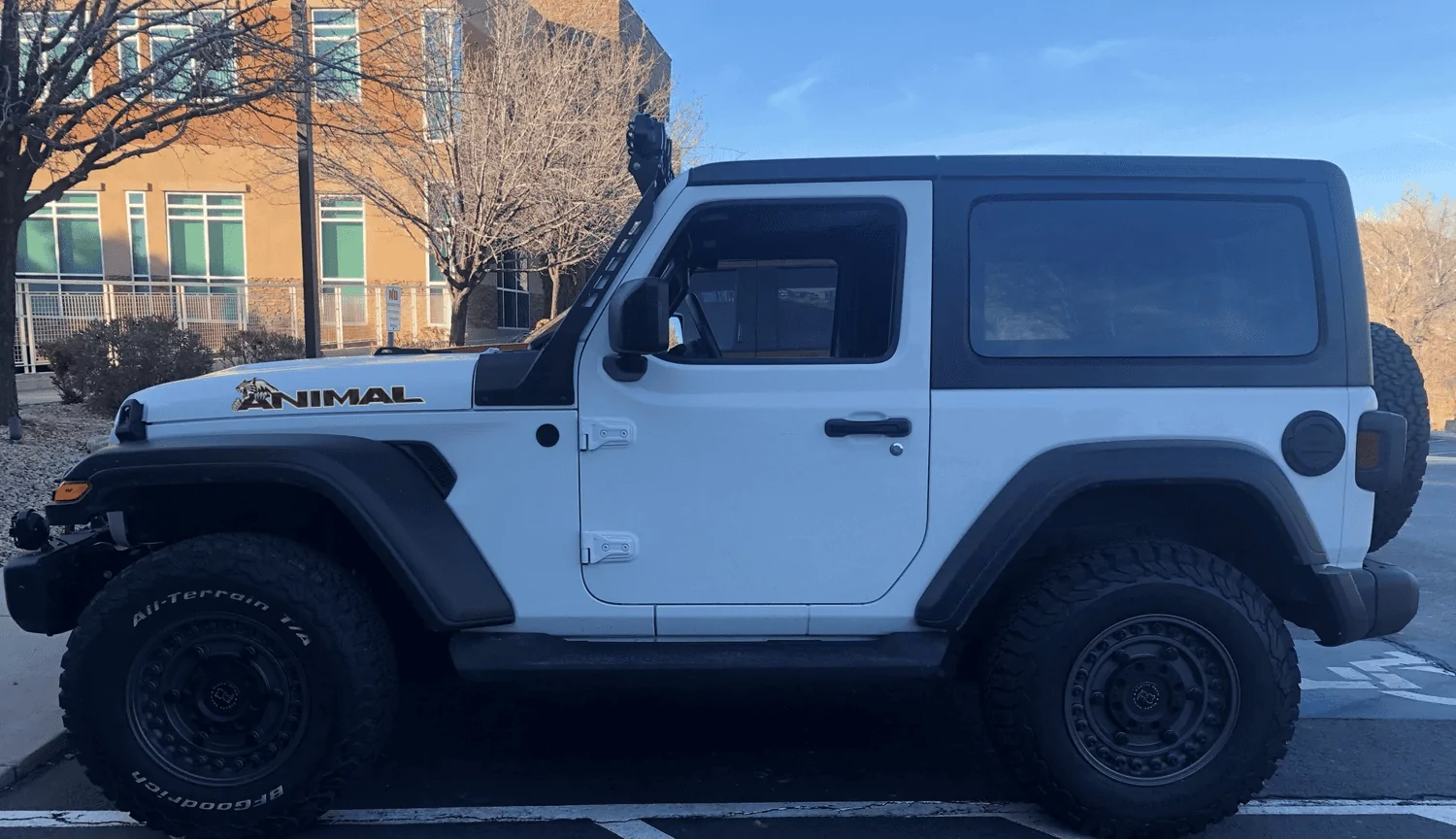 Jeep Wrangler JL Jeep name and custom decal decal