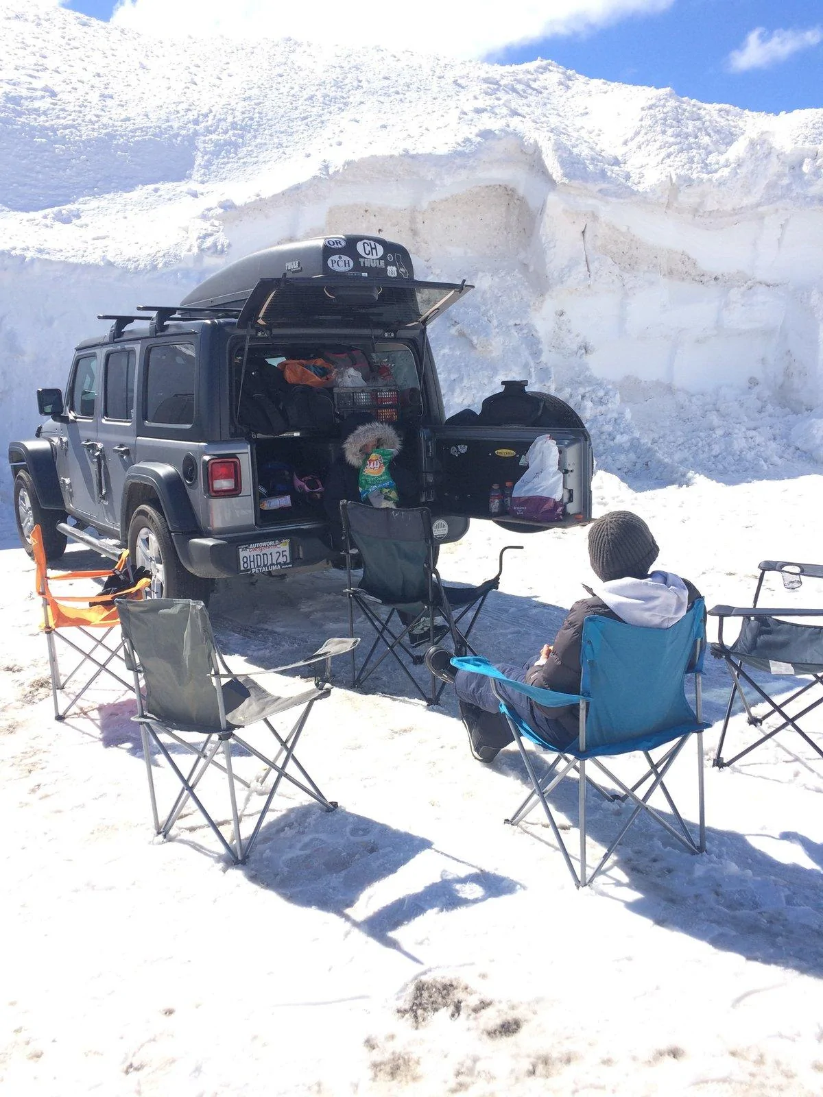 Jeep Wrangler JL Lockable Storage snow tail