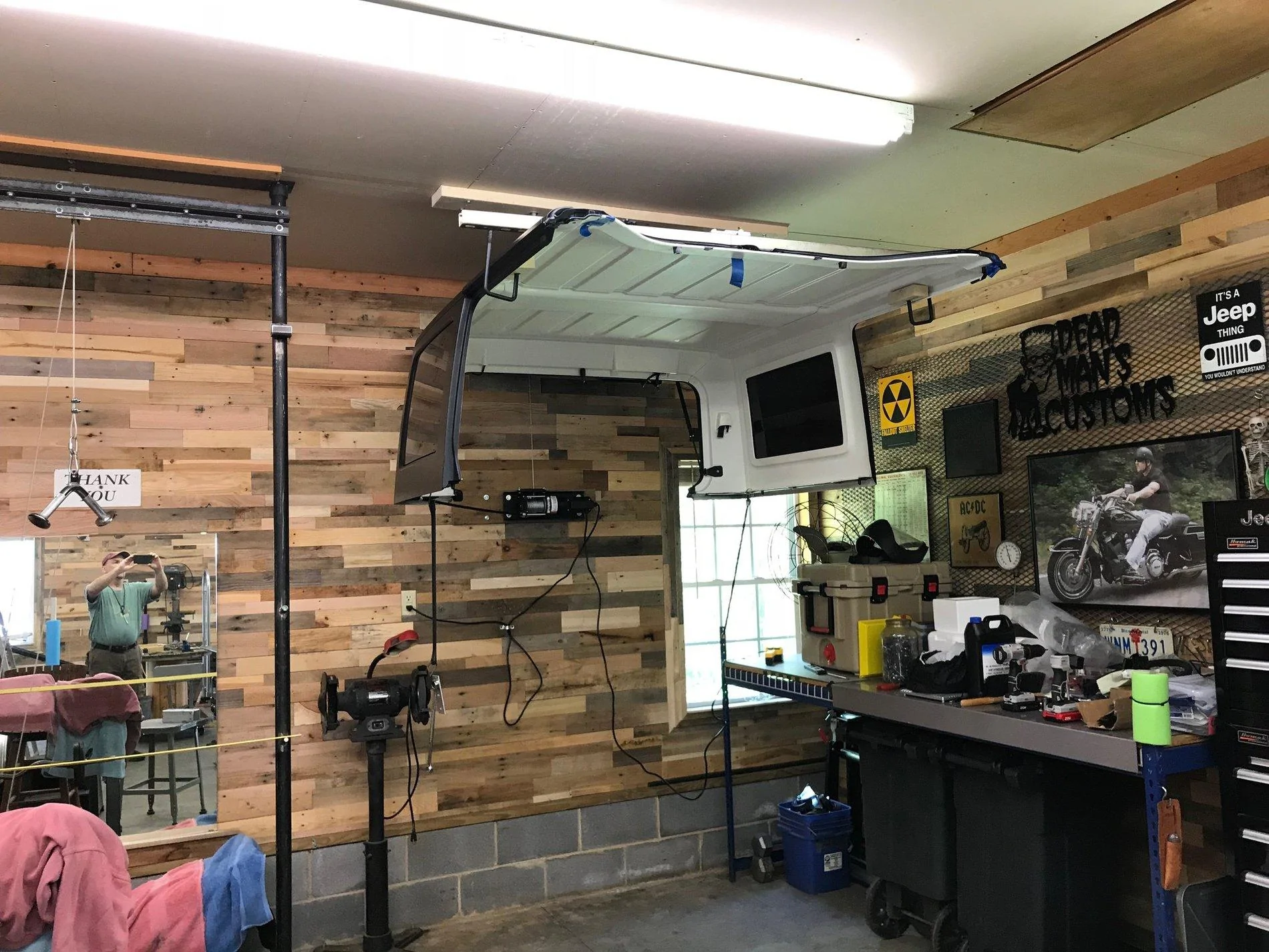 Jeep Wrangler JL Hardtop Hoist IMG_2073