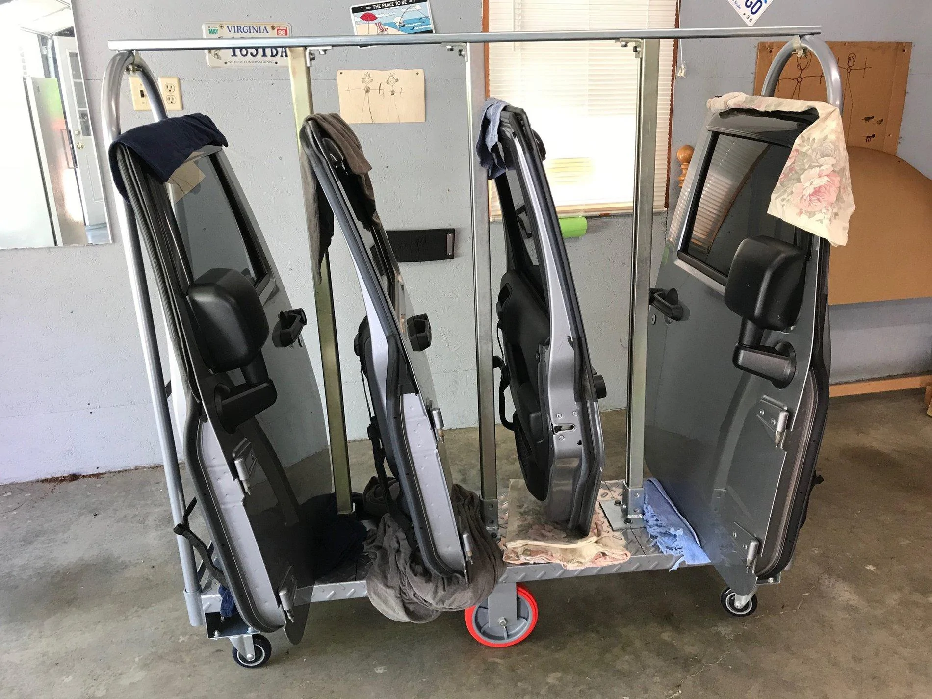 Jeep Wrangler JL Custom Door Cart IMG_2077