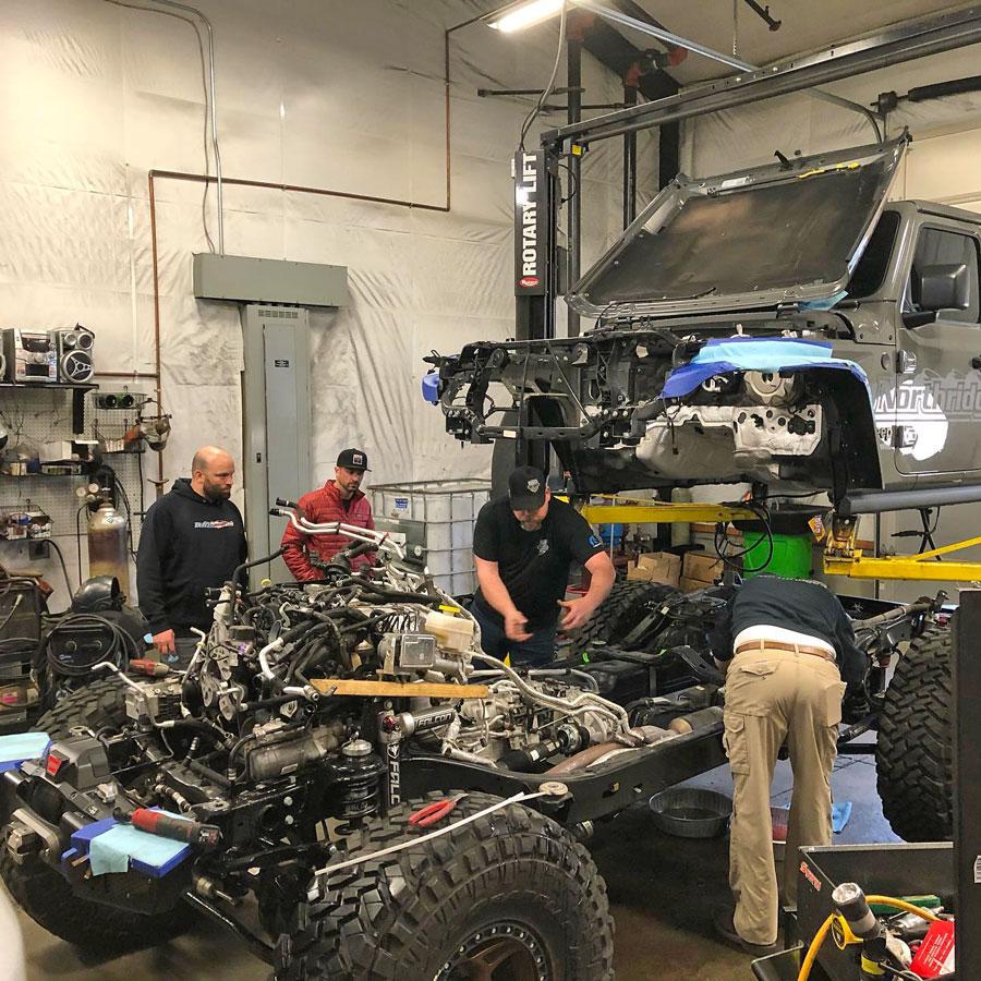 Jeep Wrangler JL Body Removal off Frame jl-body-off