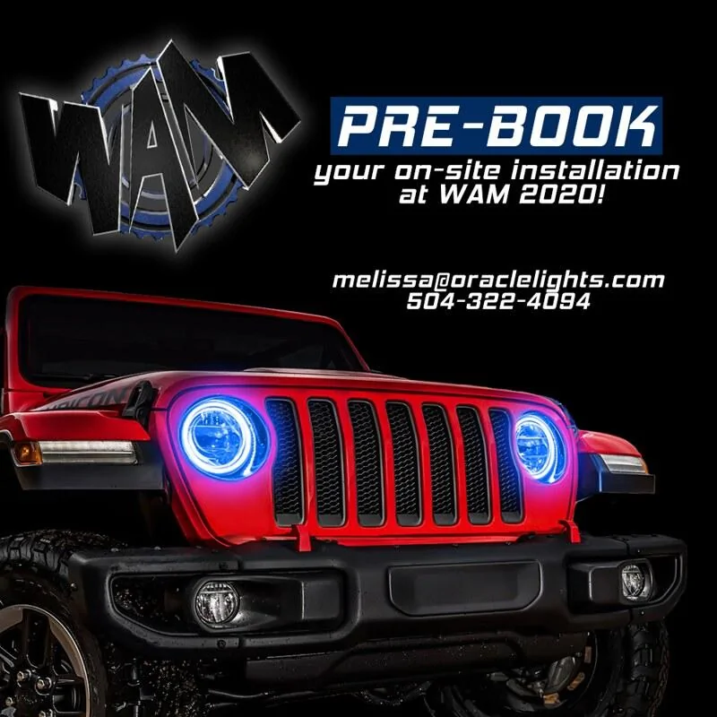 Jeep Wrangler JL Oracle Lighting @ WAM 2020! 49614882697_0baa1b33ff_c