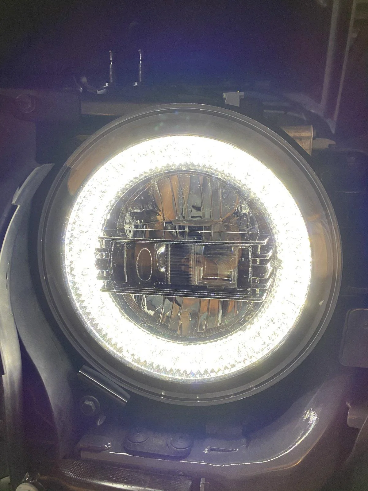 Jeep Wrangler JL Dot Approved Black 9 Inch LED Headlights IMG_1415 copy