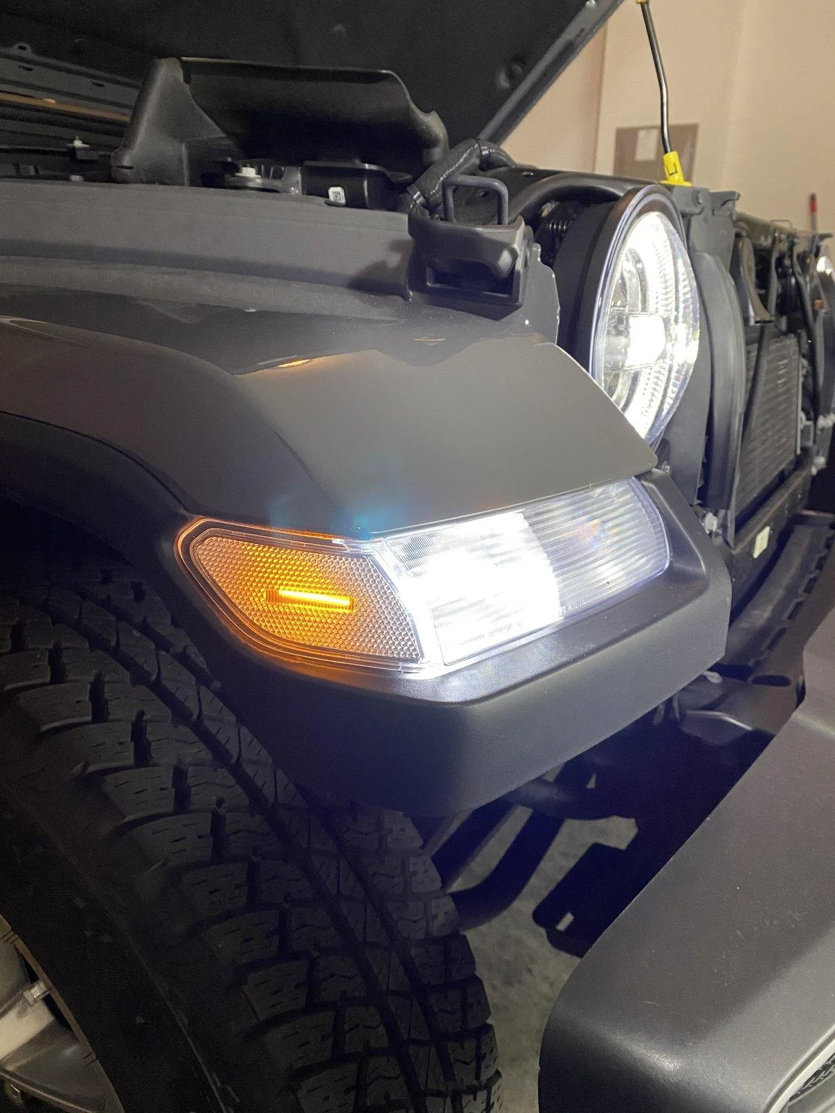 Jeep Wrangler JL Dot Approved Black 9 Inch LED Headlights IMG_1420 copy