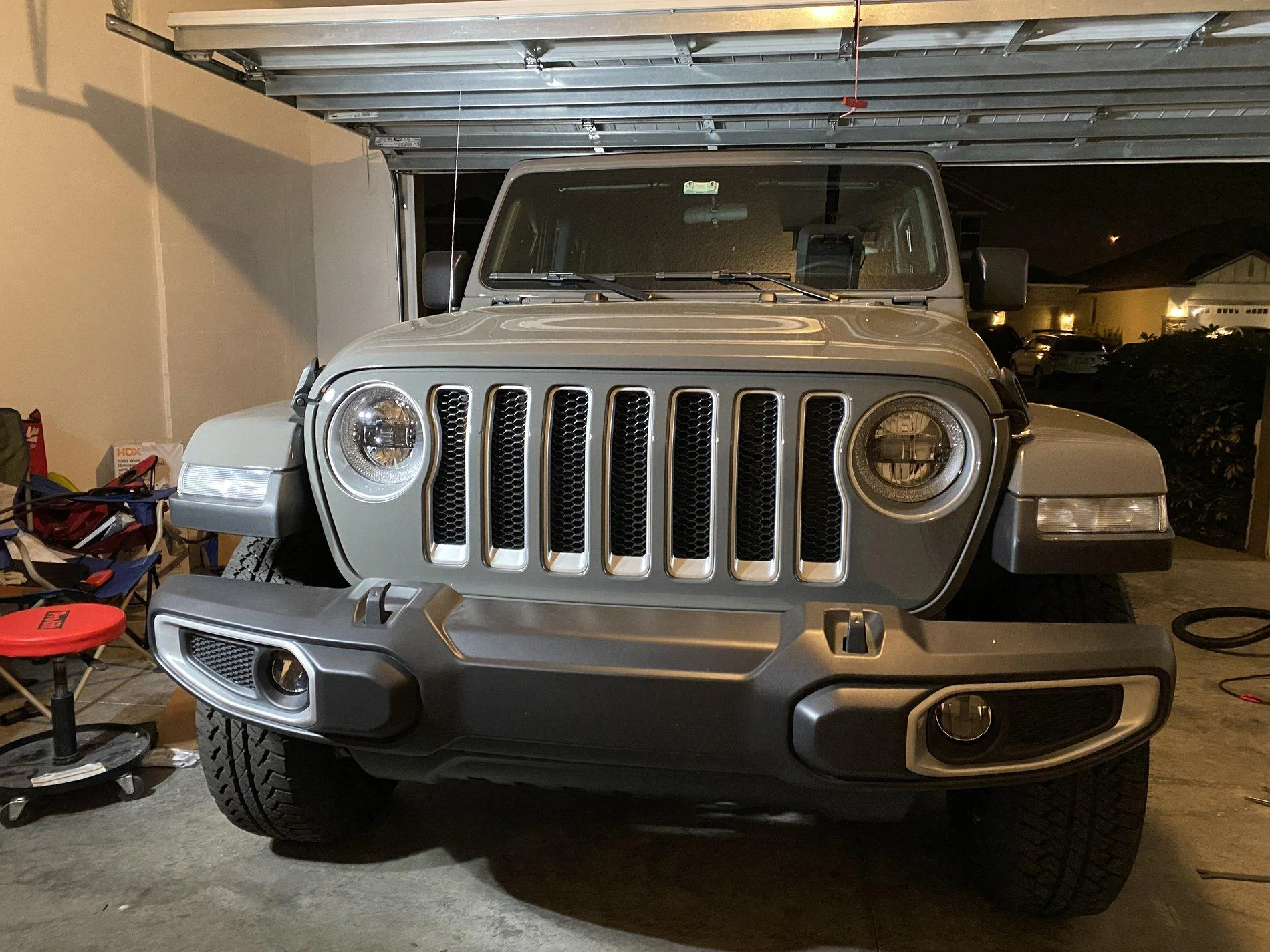 Jeep Wrangler JL Dot Approved Black 9 Inch LED Headlights IMG_1421 copy