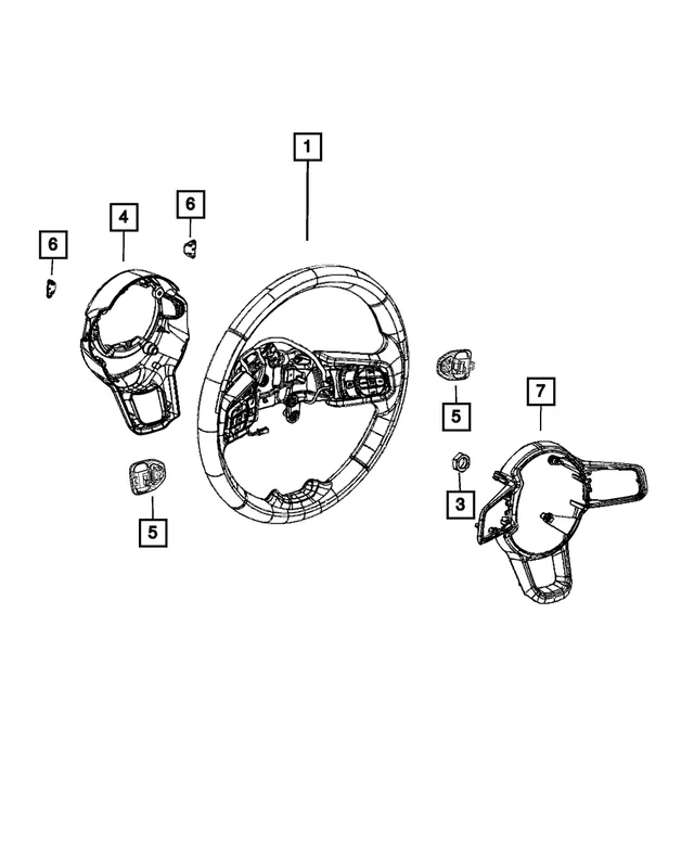 Jeep Wrangler JL JL/JT Steering Wheel Bezel Install Question Bezel