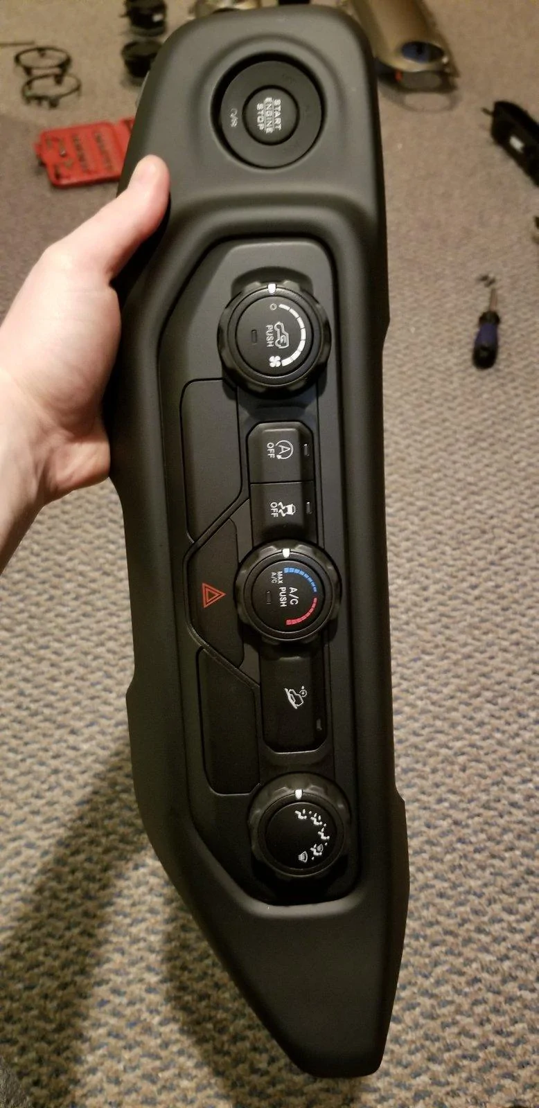 Jeep Wrangler JL Blacking out interior 20200314_142934