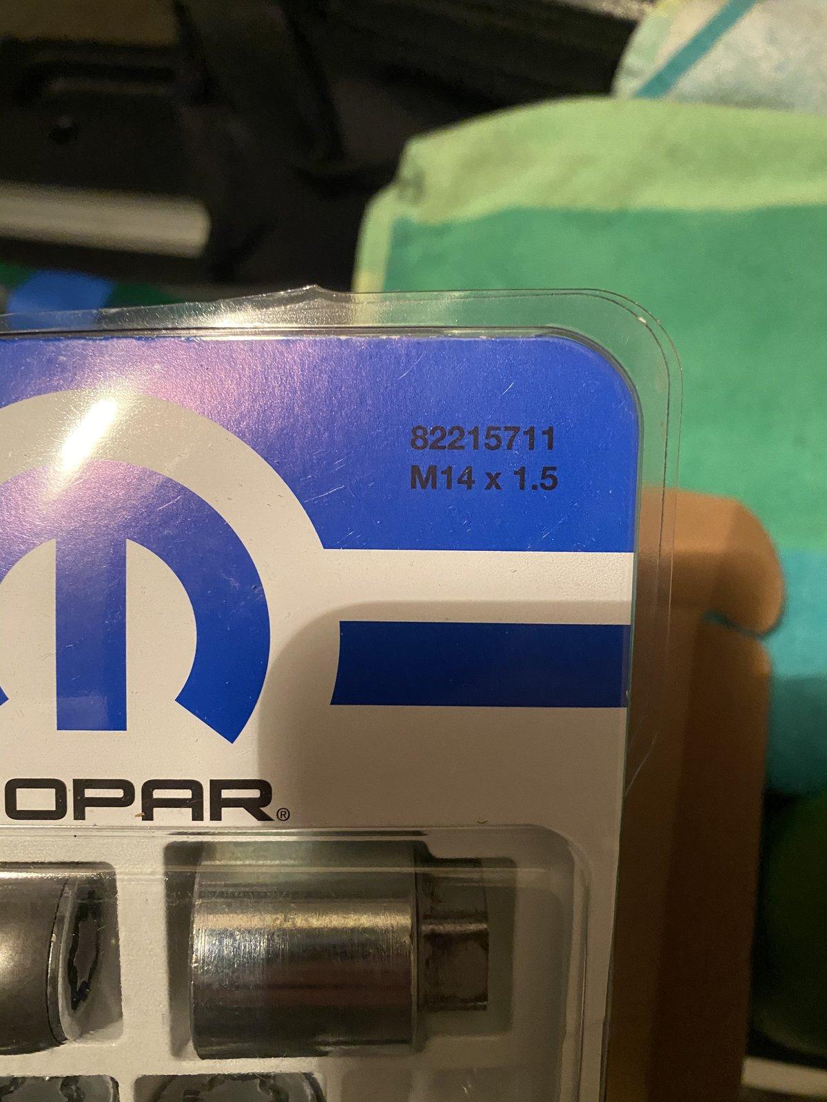 Jeep Wrangler JL Mopar Wheel Lock Set $25 Shipped DBF9DD1E-8797-4995-9E97-38710F7B51C3