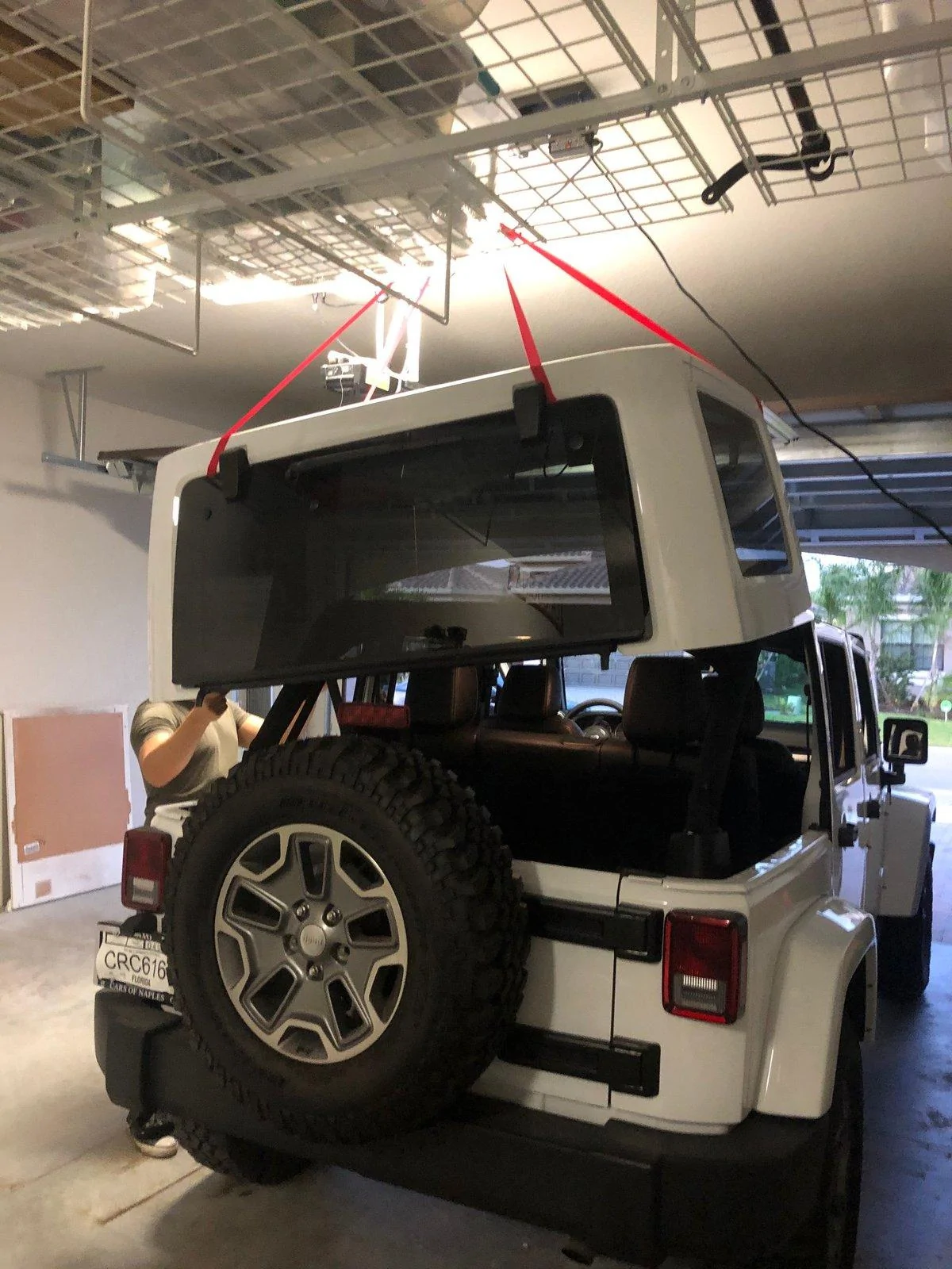 Jeep Wrangler JL DIY $200 Winch Hardtop Removal image0