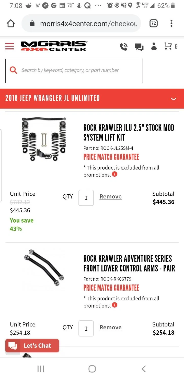 Jeep Wrangler JL Rock Krawler 2.5? Screenshot_20200330-190859_Chrom