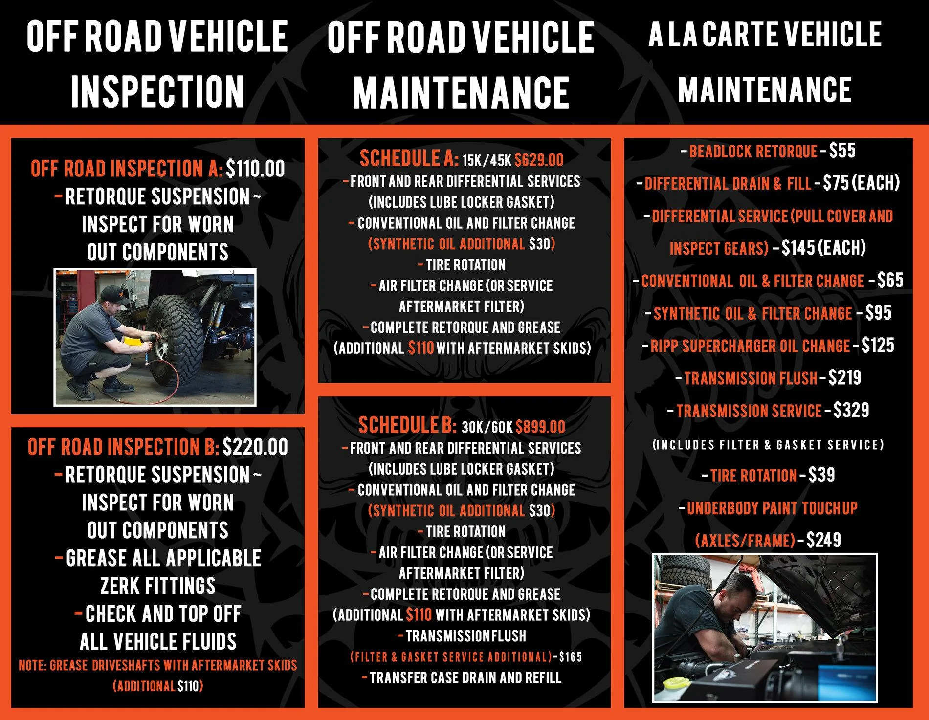 Jeep Wrangler JL Vehicle Maintenance Program maintainenc