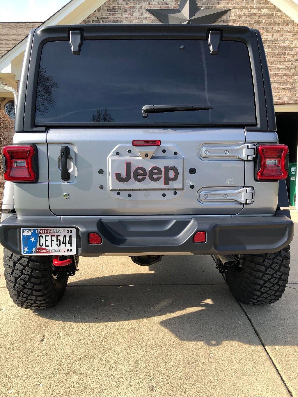 Jeep Wrangler JL Spare tire carrier delete Jeep 5
