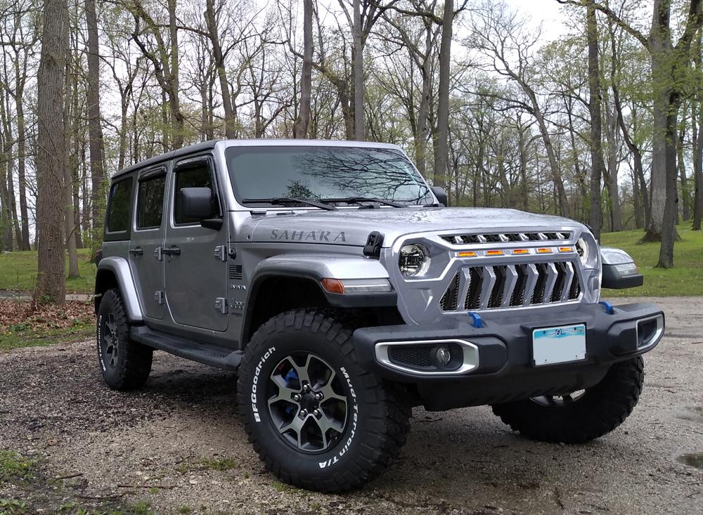 Jeep Wrangler JL Does anyone have this grille? grille chop 2