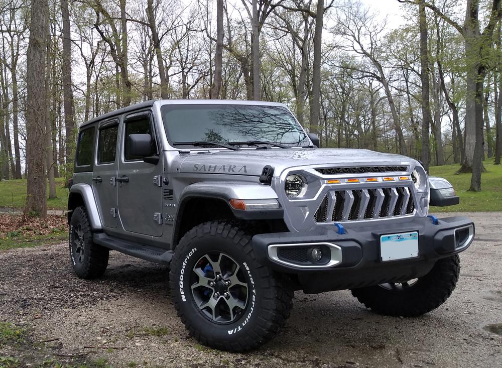 Jeep Wrangler JL Does anyone have this grille? grille chop 3