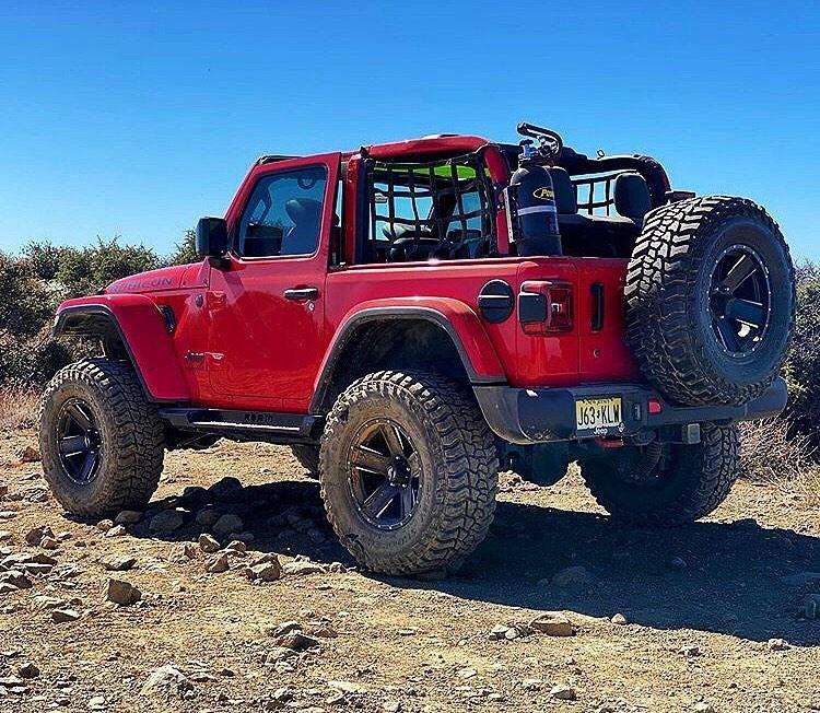Jeep Wrangler JL Roam 2 door rails rubipoisonable
