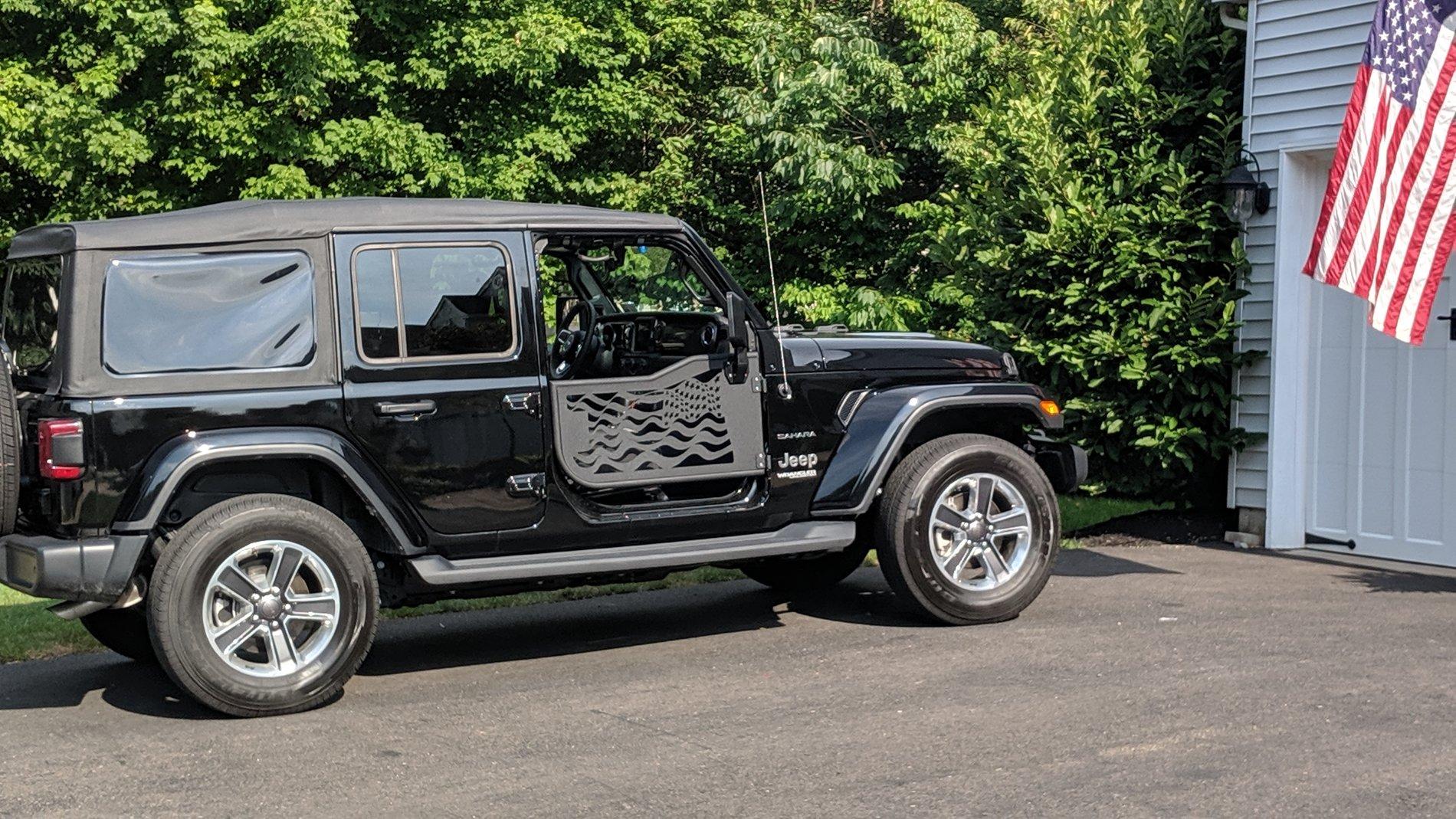 Jeep Wrangler JL Side mirrors with doors off IMG_20190802_165744