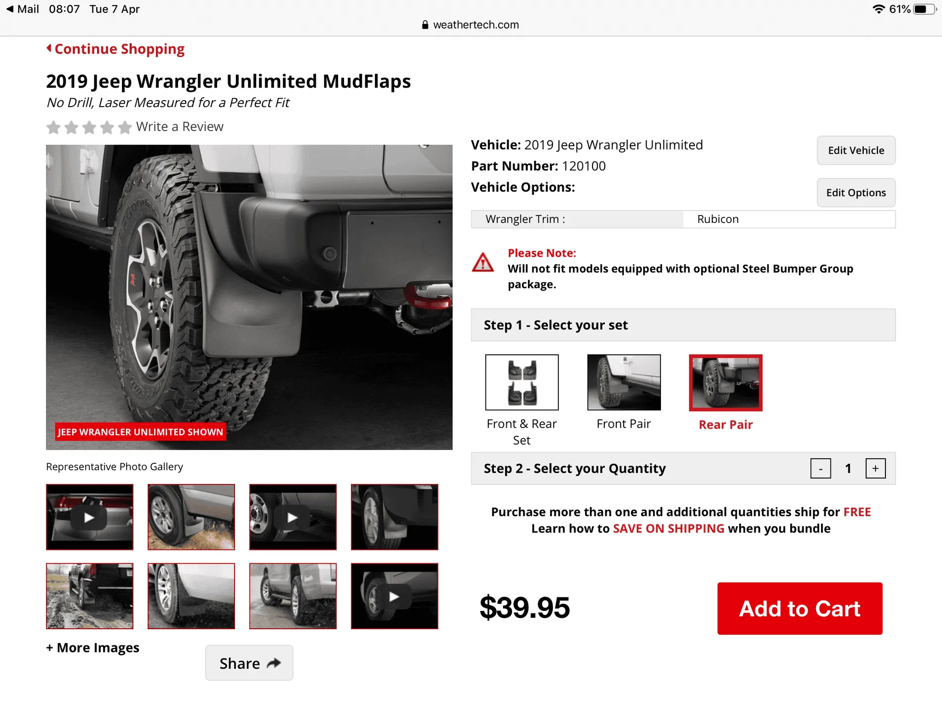 Jeep Wrangler JL Mudflaps and Rubicon Flares? 51D65A58-7682-4181-A7BC-0BB5D796D86B