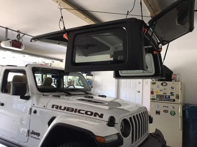 Jeep Wrangler JL 8 foot garage ceiling 40CB1839-29A5-4EFA-9B43-037D446D8FB0