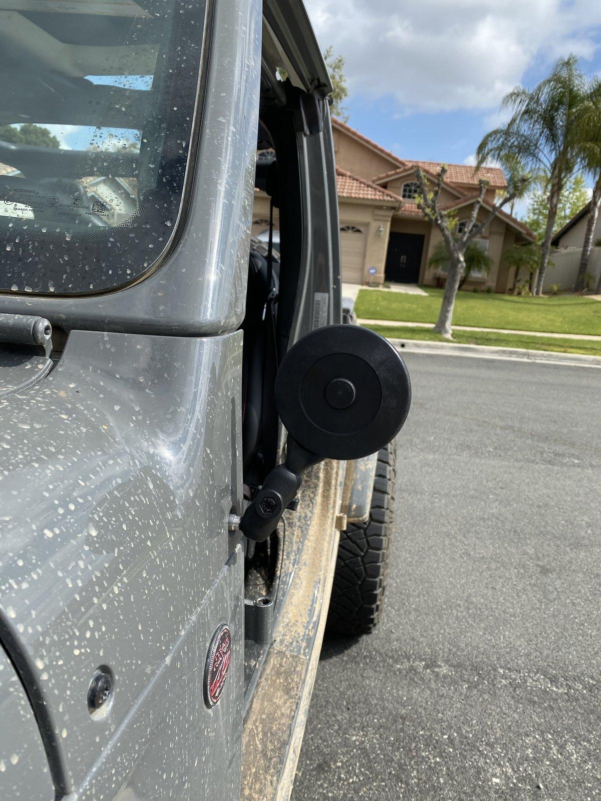 Jeep Wrangler JL Double Take Mirrors for doorless days. 447AFF18-AD3E-442D-8EA8-B27D08179BFA
