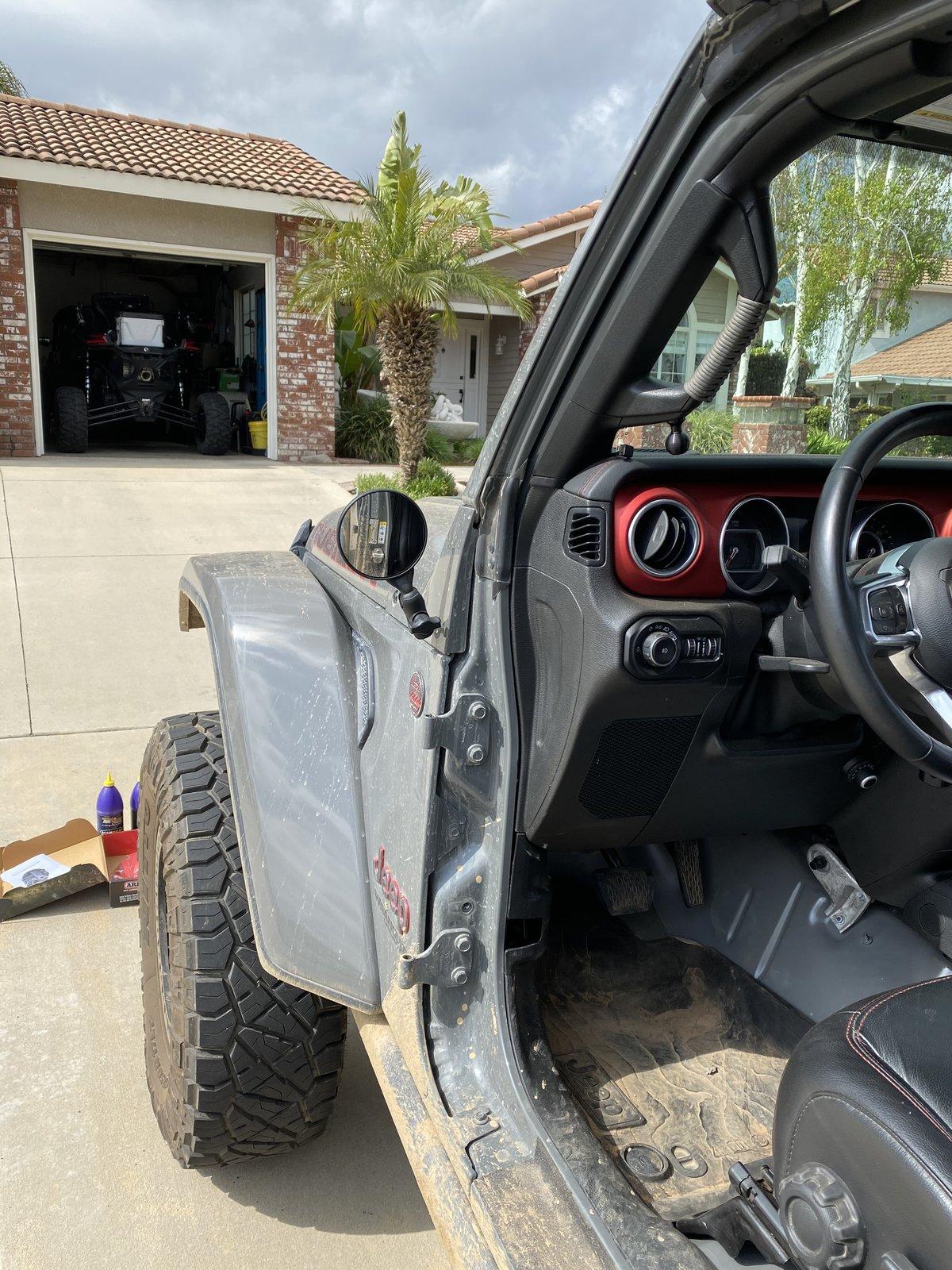 Jeep Wrangler JL Double Take Mirrors for doorless days. EDD99580-1970-49CD-AC83-B8CBBC9D4FFA
