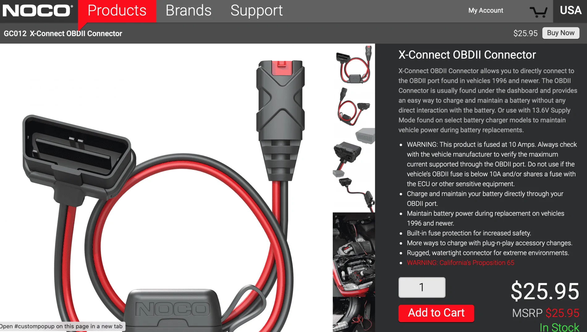 Jeep Wrangler JL NOCO X-Connect OBDII Connector Screen Shot 2020-04-14 at 2.02.37 PM