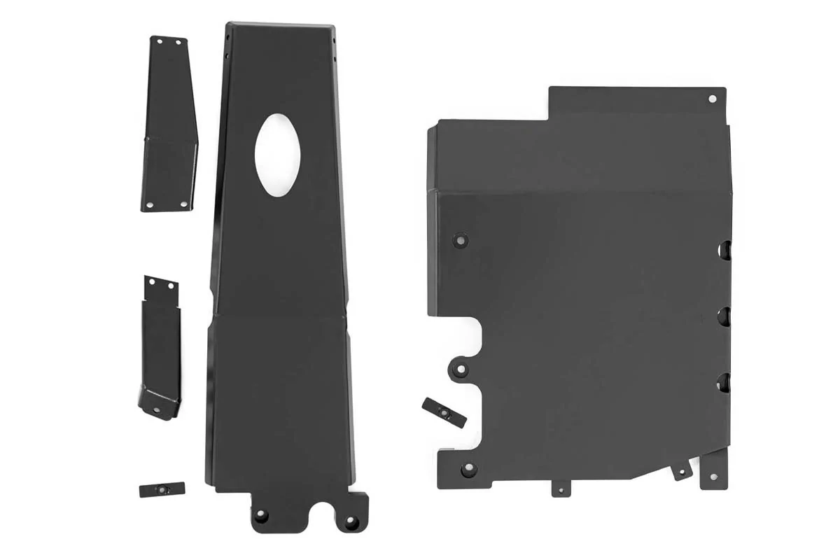 Jeep Wrangler JL Skid plates Rough-Country-10616-Skid-Plate-System-Engine-Transfer-Case-Skid-Plates-Wrangler-Unlimited-JL