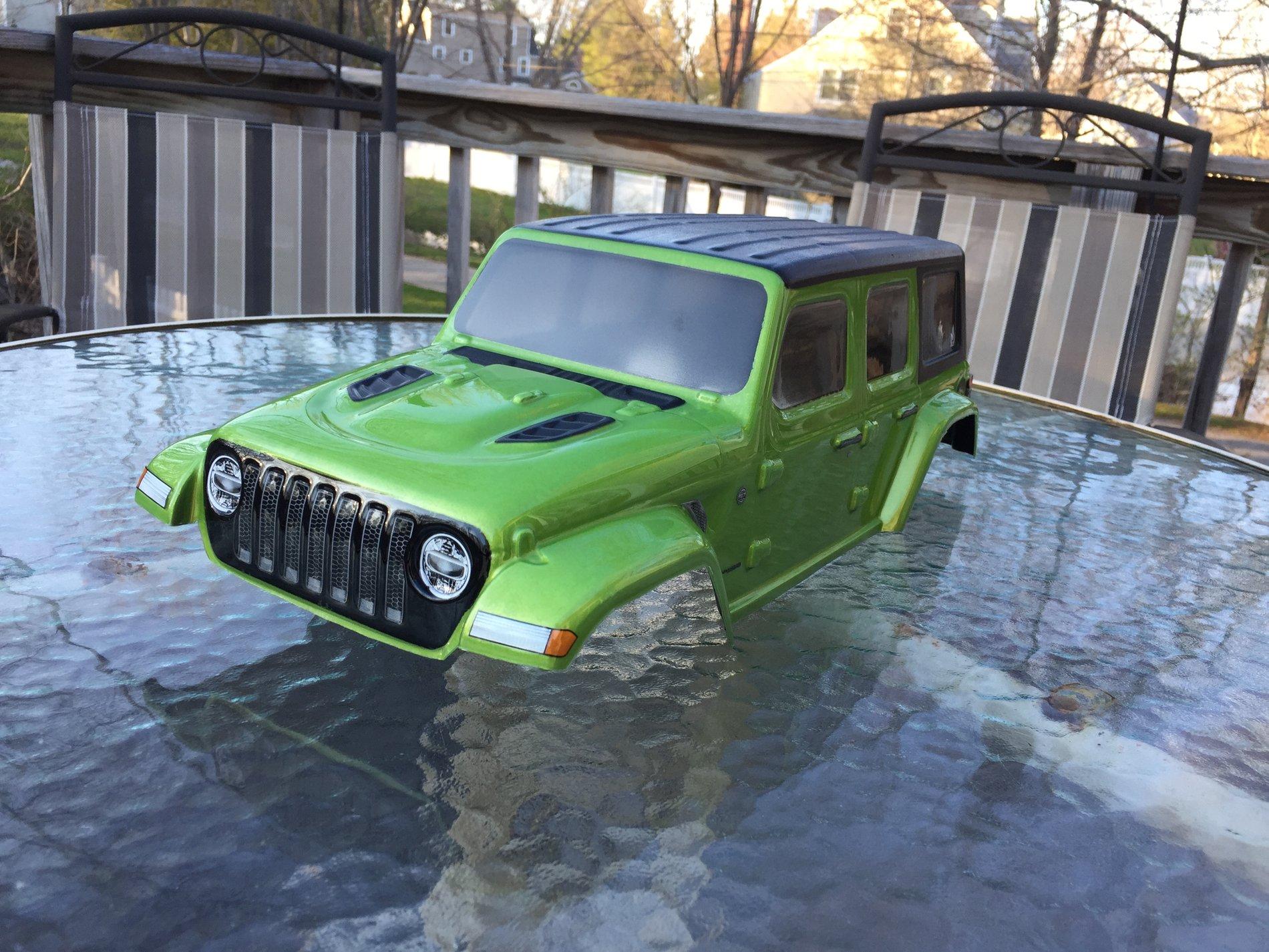 Jeep Wrangler JL JLU RC Car Clear Body 4B29ED4C-F83A-4497-A5D0-F0598BF0A1C6