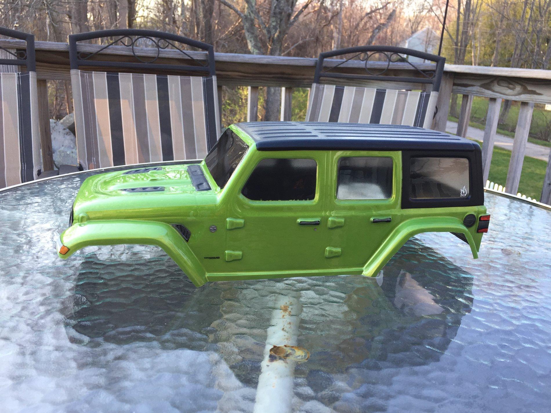 Jeep Wrangler JL JLU RC Car Clear Body 253FC460-4256-4D35-875B-EEA7BDEB56D5